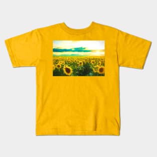 Sunflowers Kids T-Shirt